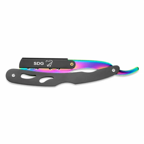 Eclipse Rainbow Straight Razor 6"