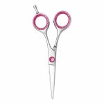 Pink Crystal Barber Scissor 6"