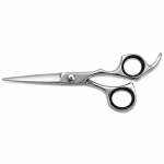 Black Crystal Barber Scissor 6"