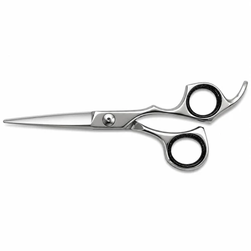 Black Crystal Barber Scissor 6"