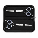 Barber Scissor Set Double Hook 6.5"
