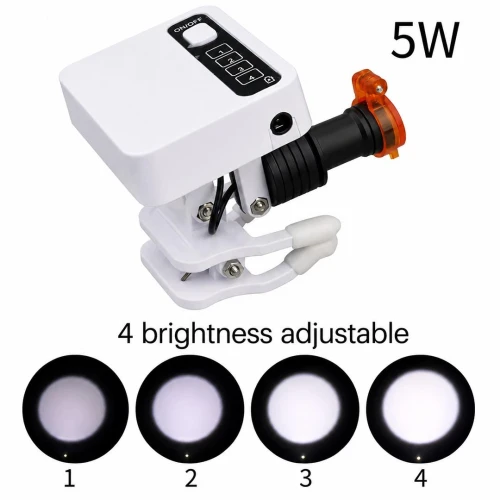 Wireless LED Headlight for Dental Loupes with Magnetic Battery