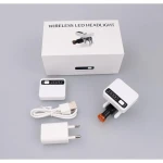 Wireless LED Headlight for Dental Loupes with Magnetic Battery