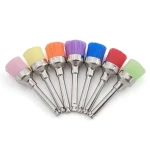 Latch Type Bowl Shaped Dental Prophy Brush – Colorful