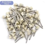 Latch Type Bowl Shaped Dental Prophy Brush – Ivory