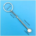 Dental Mouth Mirror Key Ring