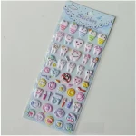 3D Dental Tooth Cartoon Sticker Sheet