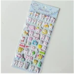 3D Dental Tooth Cartoon Sticker Sheet