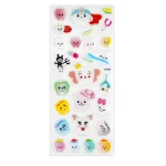 Puffy Dental Tooth Cartoon Sticker Sheet