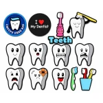 Dental Crocs Charms (Jibbitz Style)