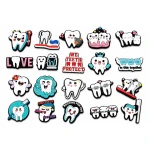 Dental Crocs Charms (Jibbitz Style)