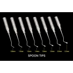 Dental Excavator, Oval Spoon - Set of 8