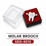 Smiling Molar Tooth Brooch