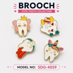 Cute Tooth Brooch