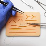 Dental Suture Training Kit – Skin Simulation with Tools
